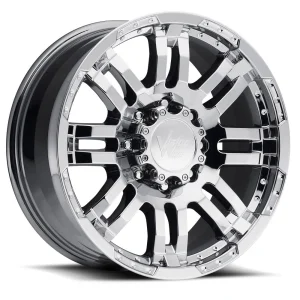 Vision Wheel Off-Road – 375 WARRIOR – Chrome – 16″x8″ -6mm – Summer Wheels – 375-6881C-6